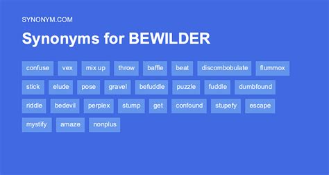 bewildering synonym|bewildered definition and synonyms.